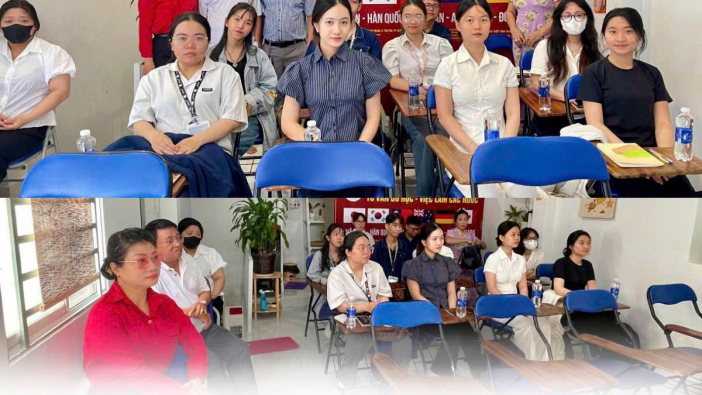 Đón chào 4 đoàn sinh viên Đại học Văn Hiến đến thực tập tại Việt Âu!