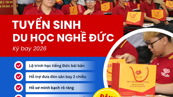 TUYỂN SINH DU HỌC NGHỀ ĐỨC 2025 – CƠ HỘI VÀNG CHO GIỚI TRẺ VIỆT NAM