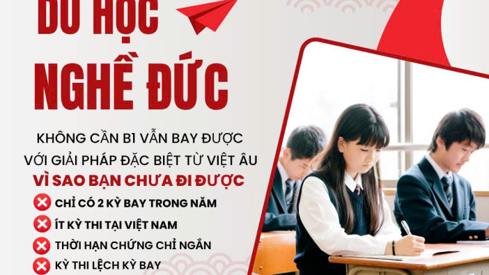 🎓 TUYỂN SINH DU HỌC NGHỀ ĐỨC 2025 – KHÔNG CẦN B1 VẪN BAY ĐƯỢC! 