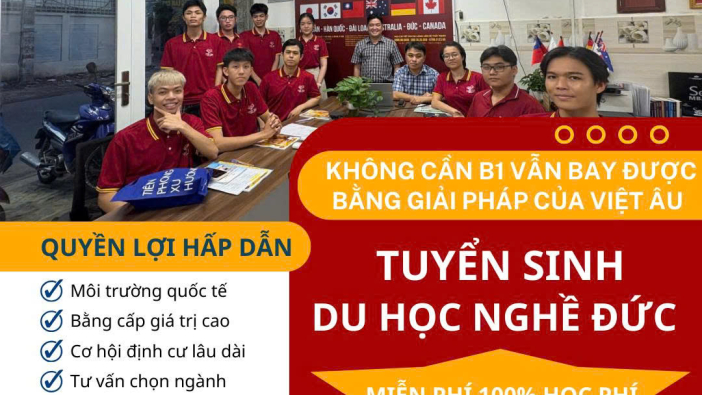 🎓 DU HỌC ĐỨC KHÔNG CẦN B1 – VẪN BAY ĐƯỢC CÙNG VIỆT ÂU! 