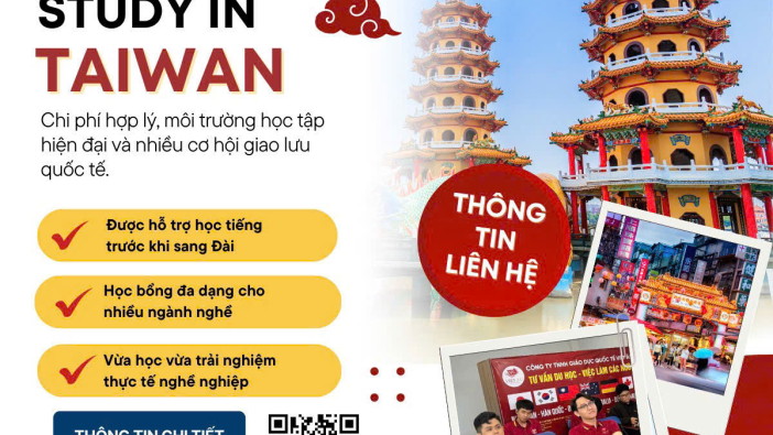 Du học Đài Loan 2025