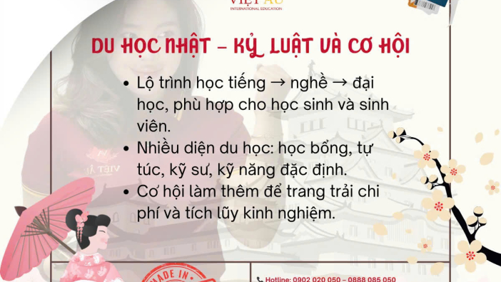  🌸 Du học Nhật Bản – Kỷ luật & Cơ hội 🌸