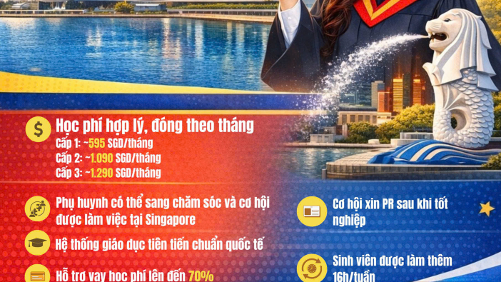 🎓DU HỌC SINGAPORE - CƠ HỘI HỌC TẬP & ĐỊNH CƯ TẠI QUỐC ĐẢO PHÁT TRIỂN