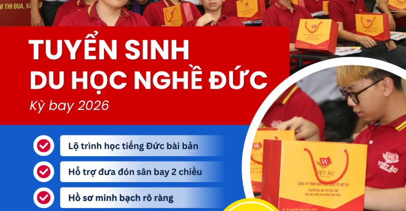 TUYỂN SINH DU HỌC NGHỀ ĐỨC 2025 – CƠ HỘI VÀNG CHO GIỚI TRẺ VIỆT NAM