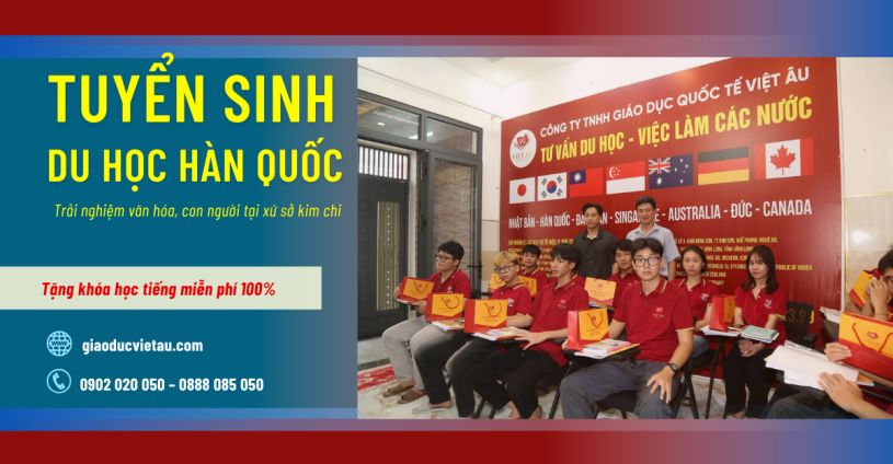 TUYỂN SINH DU HỌC HÀN QUỐC – KỲ NHẬP HỌC GẦN NHẤT 2026 🎓