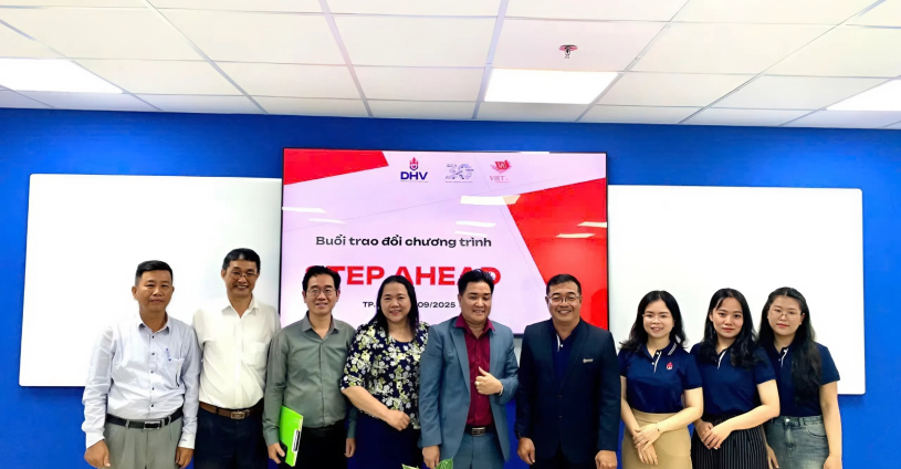 ✨ Buổi trao đổi với Công ty TNHH Giáo dục Quốc Tế Việt Âu về sự kiện hợp tác sắp tới: "STEP AHEAD" ✨