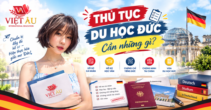Thủ tục du học Đức: Hướng dẫn quy trình và hồ sơ từ A-Z
