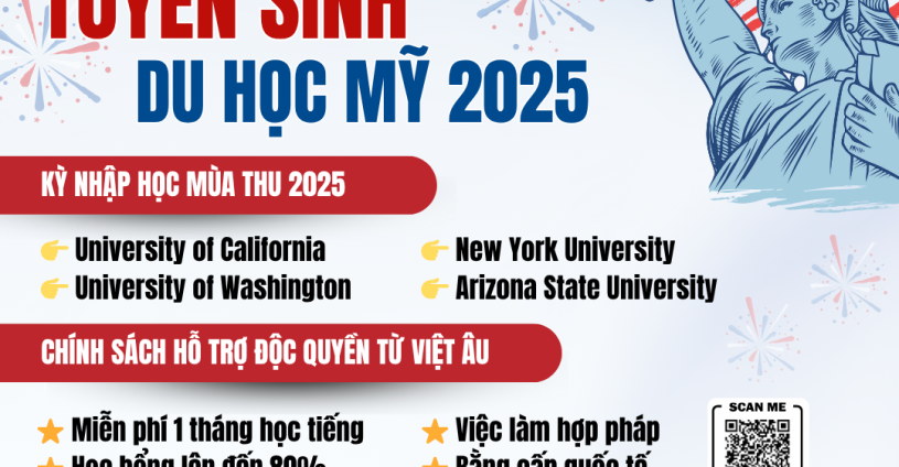 TUYỂN SINH DU HỌC MỸ 2025
