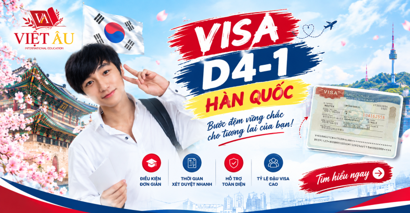 Visa D4-1 Hàn Quốc là gì? Điều kiện, Chi phí và Lộ trình Du học 2026
