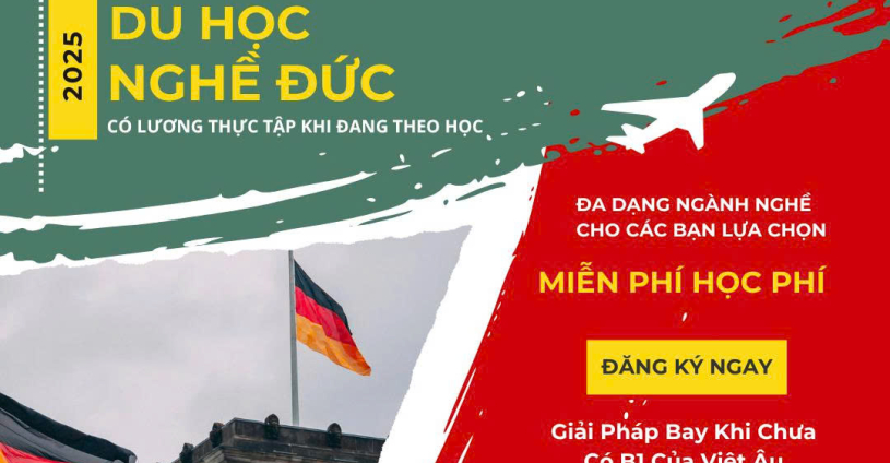 TUYỂN SINH DU NGHỀ ĐỨC – KỲ BAY 2026