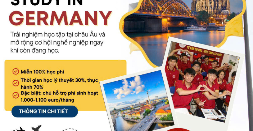 🎓 Du học Đức – Học phí 0 đồng cho ngành hot