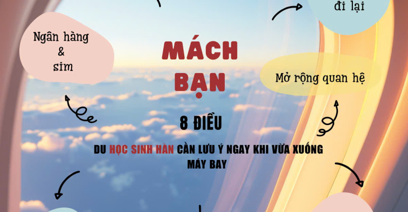 📌 CHECKLIST DU HỌC HÀN QUỐC: 8 ĐIỀU BẠN PHẢI "NOTE" LẠI NGAY TRƯỚC KHI LÊN ĐƯỜNG!